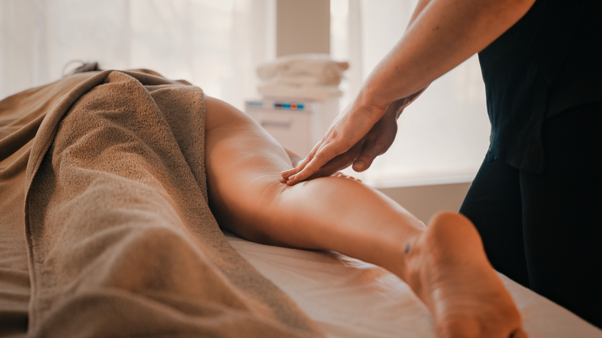 image massage jambe